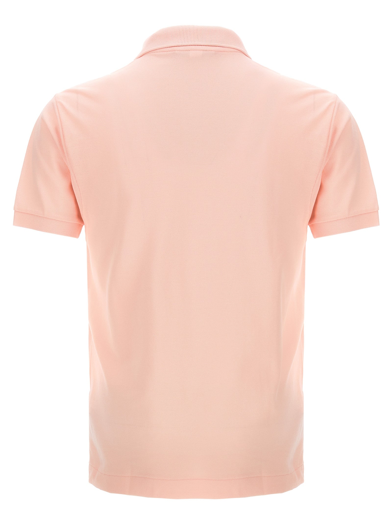 Polo Shirt by Lacoste for men in cotton multicolor, pink & signature presents a crisp silhouette, artfully detailed with a crisp and crisp .