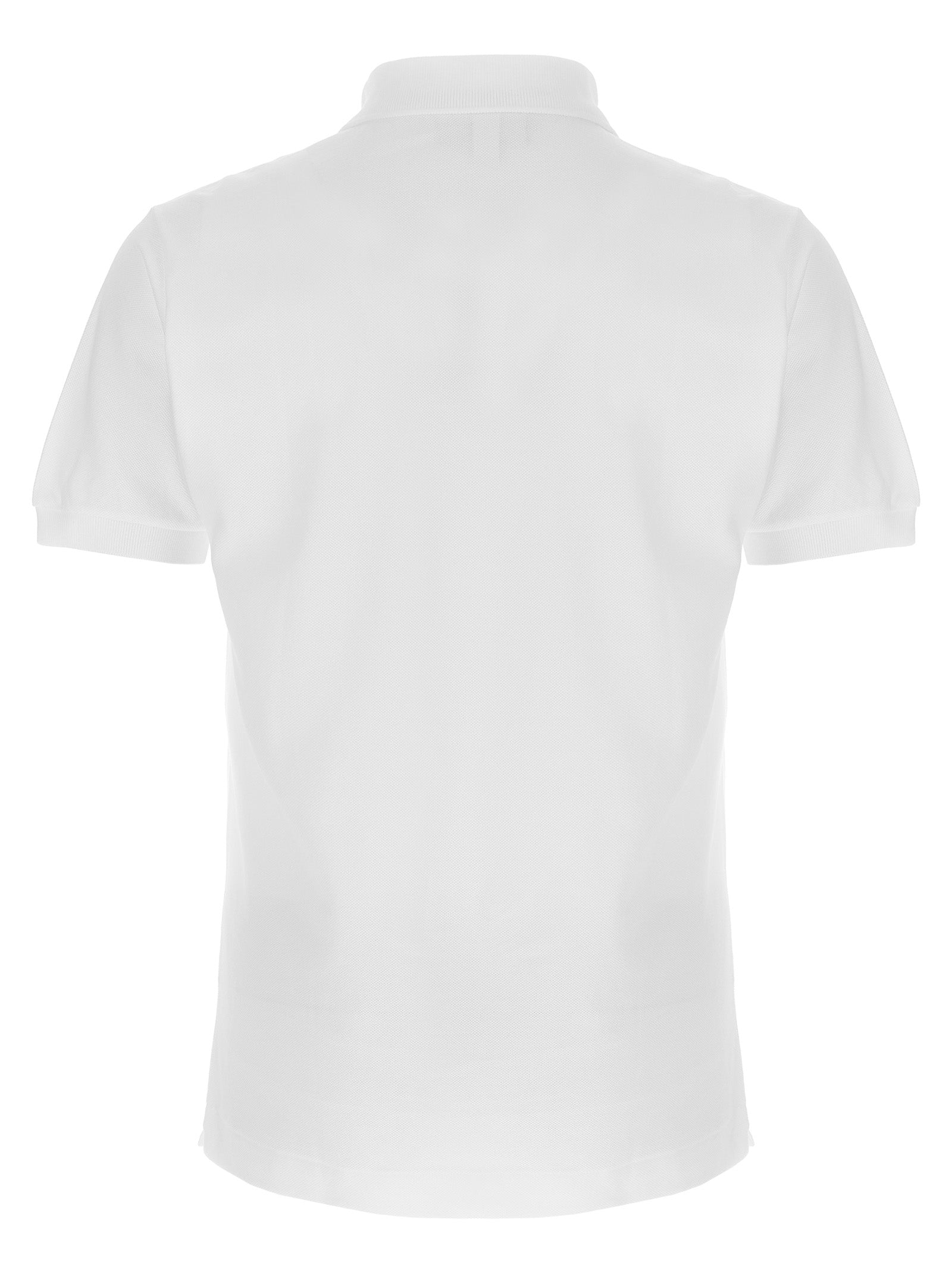 Polo Shirt by Lacoste for men in cotton white presents a crisp silhouette, artfully detailed with a crisp and crisp .