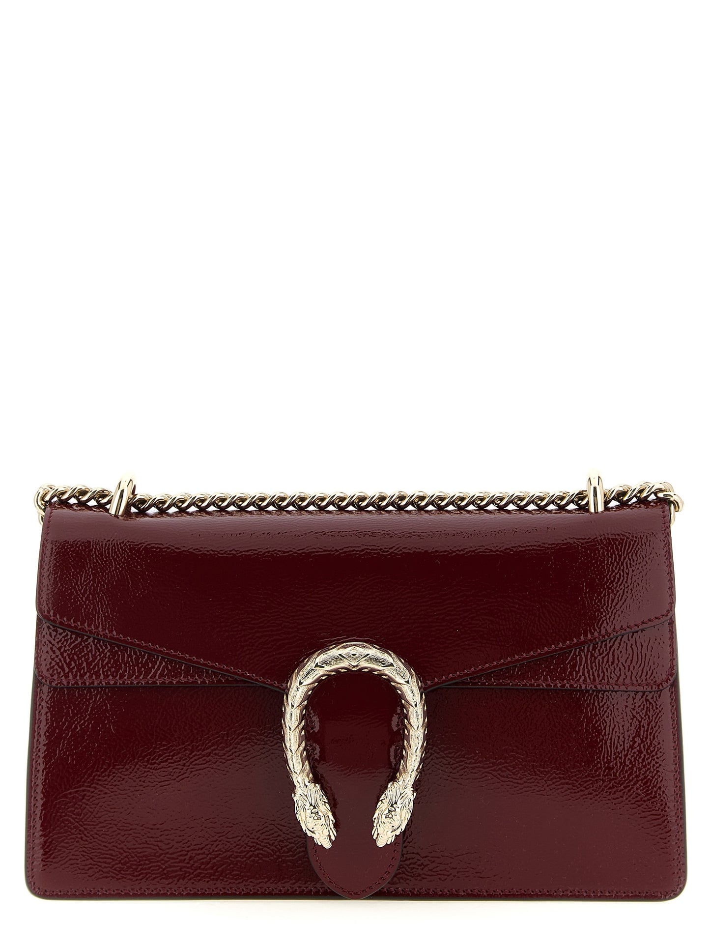 Medium Shoulder Flap Bag by Gucci for women in calfskin leather multicolor & red features a effortless sophistication silhouette, secured by a flap with ample and versatile shoulder-strap for a effortless sophistication finish.