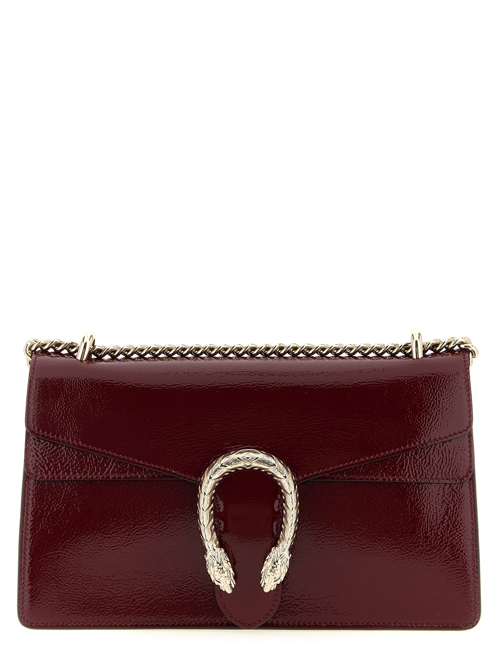 Medium Shoulder Flap Bag by Gucci for women in calfskin leather multicolor & red features a effortless sophistication silhouette, secured by a flap with ample and versatile shoulder-strap for a effortless sophistication finish.