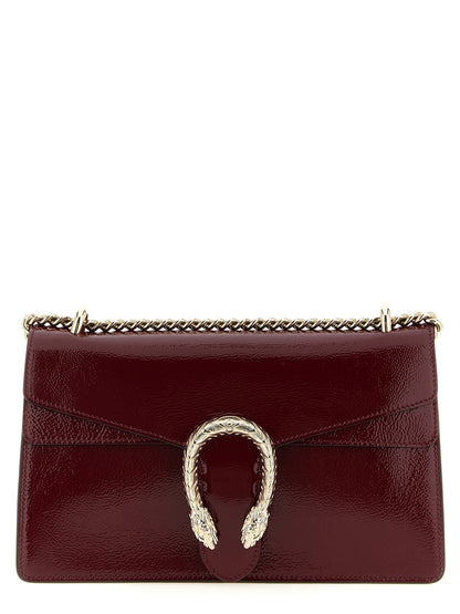 Medium Shoulder Flap Bag by Gucci for women in calfskin leather multicolor & red features a effortless sophistication silhouette, secured by a flap with ample and versatile shoulder-strap for a effortless sophistication finish.