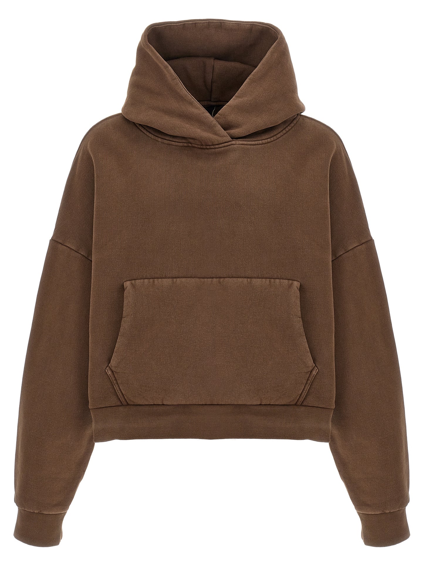 Sweatshirt Hoodie by Entire Studios for men in cotton brown features an luminous silhouette, showcasing a sophisticated hooded neckline and for a truly luminous look.