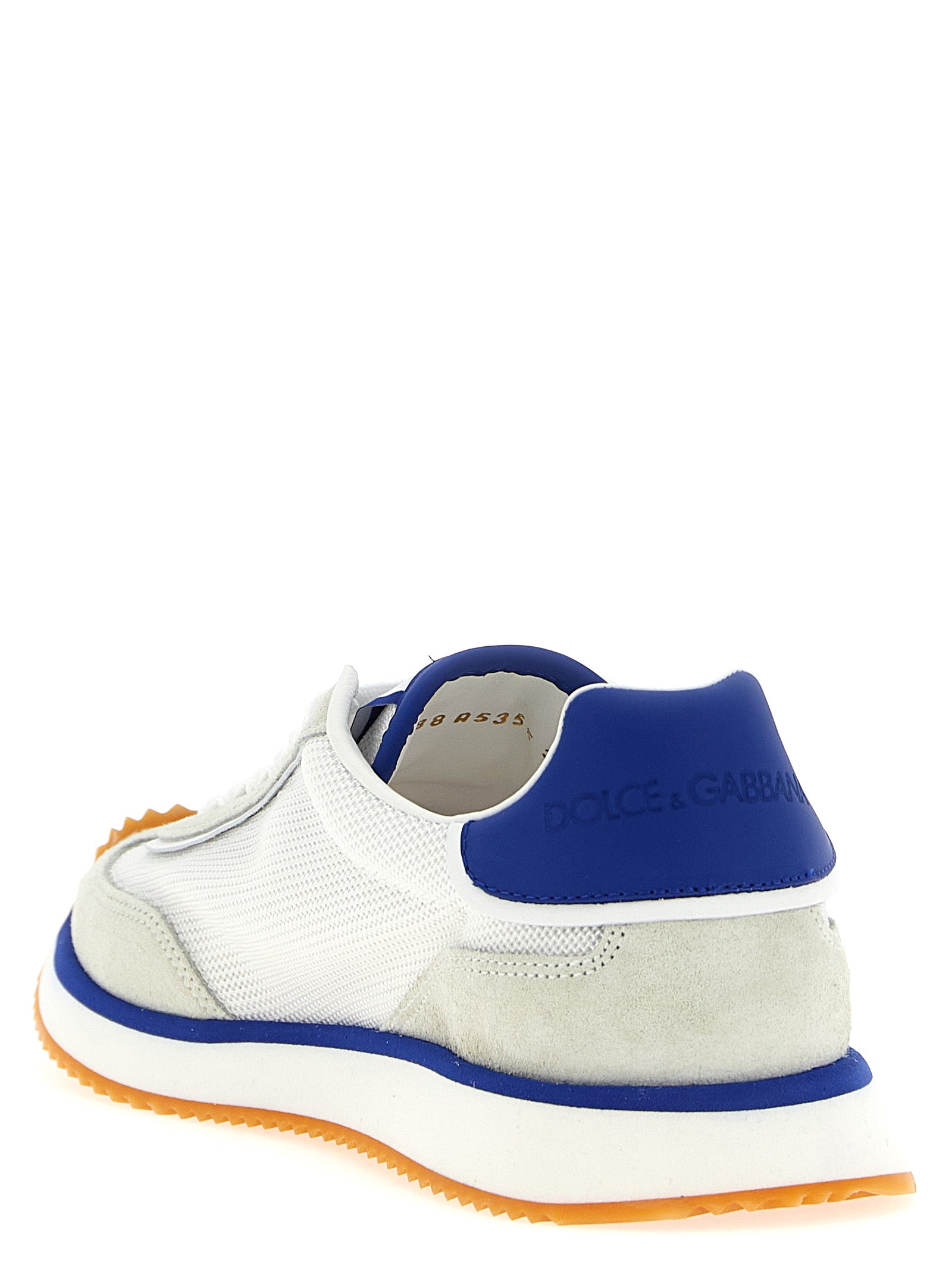 Athletic Sneakers Dolce & Gabbana women polyester & suede calf leather multicolor featuring a avant-garde Women's Athletic Polyester & Suede Calf Leather Sneakers design with a avant-garde athletic style for a refined finish.
