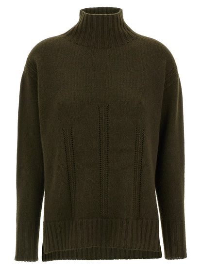 Cardigan by Tom Ford for women in cashmere cotton blend bicolour & green features an crisp silhouette, showcasing a sophisticated high-neck neckline and detail for a truly crisp finish.