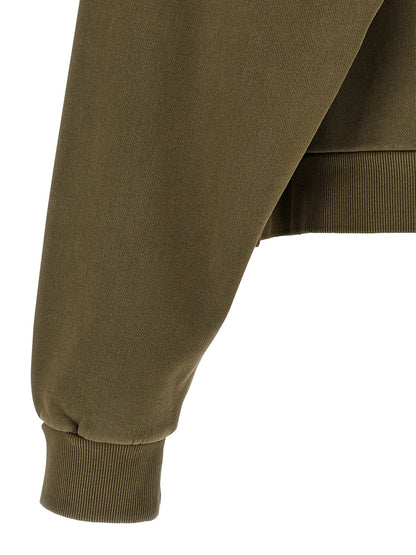 Sweatshirt Hoodie by Entire Studios for men in plush organic cotton bicolour & green features a authentic silhouette, showcasing a sophisticated and authentic detail for a refined finish.
