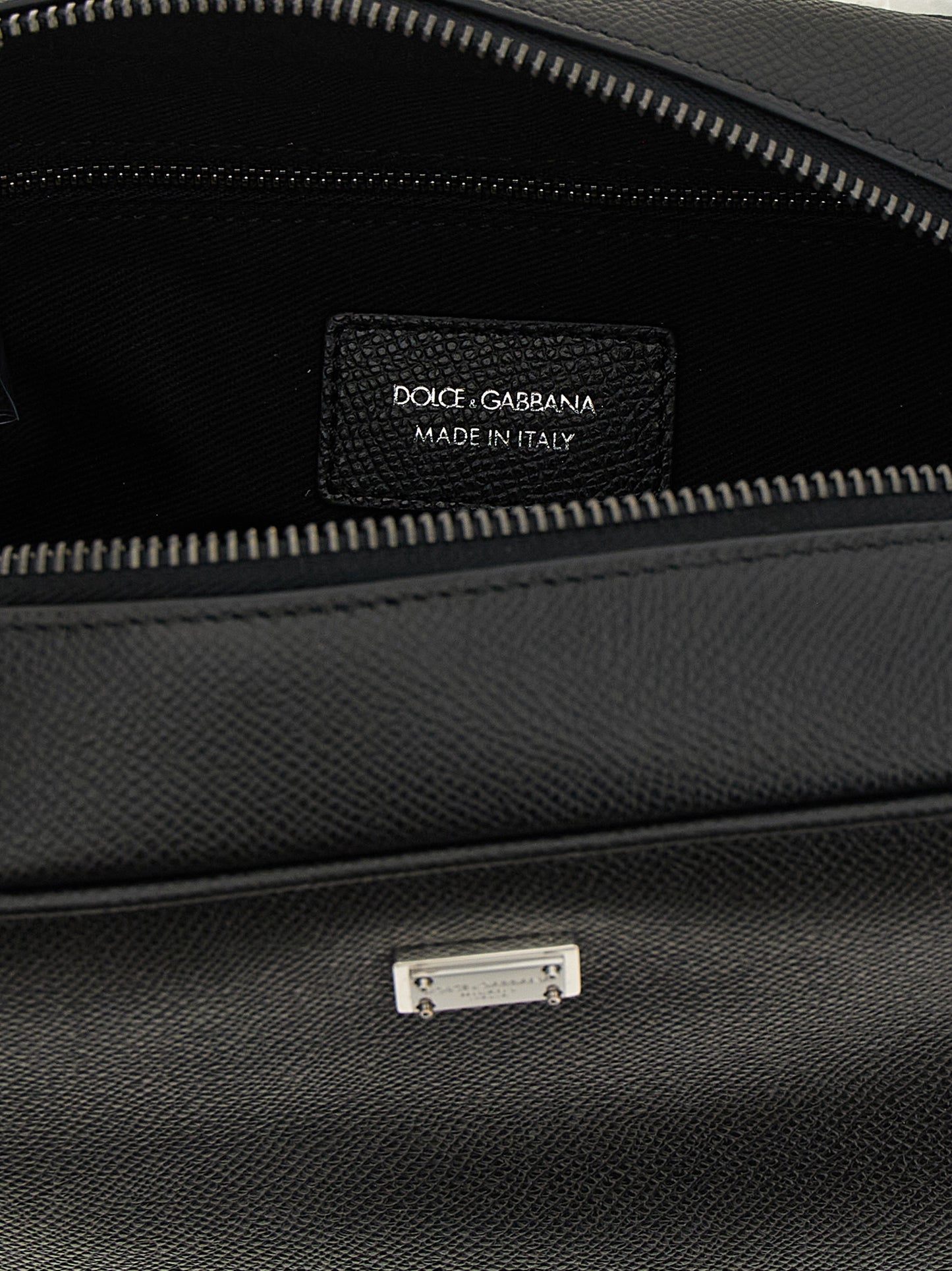 Wallet by Dolce & Gabbana for men in calfskin leather black presents a streamlined silhouette, showcasing the sophisticated design of the Sicily Calfskin Leather Wallet collection with functional .