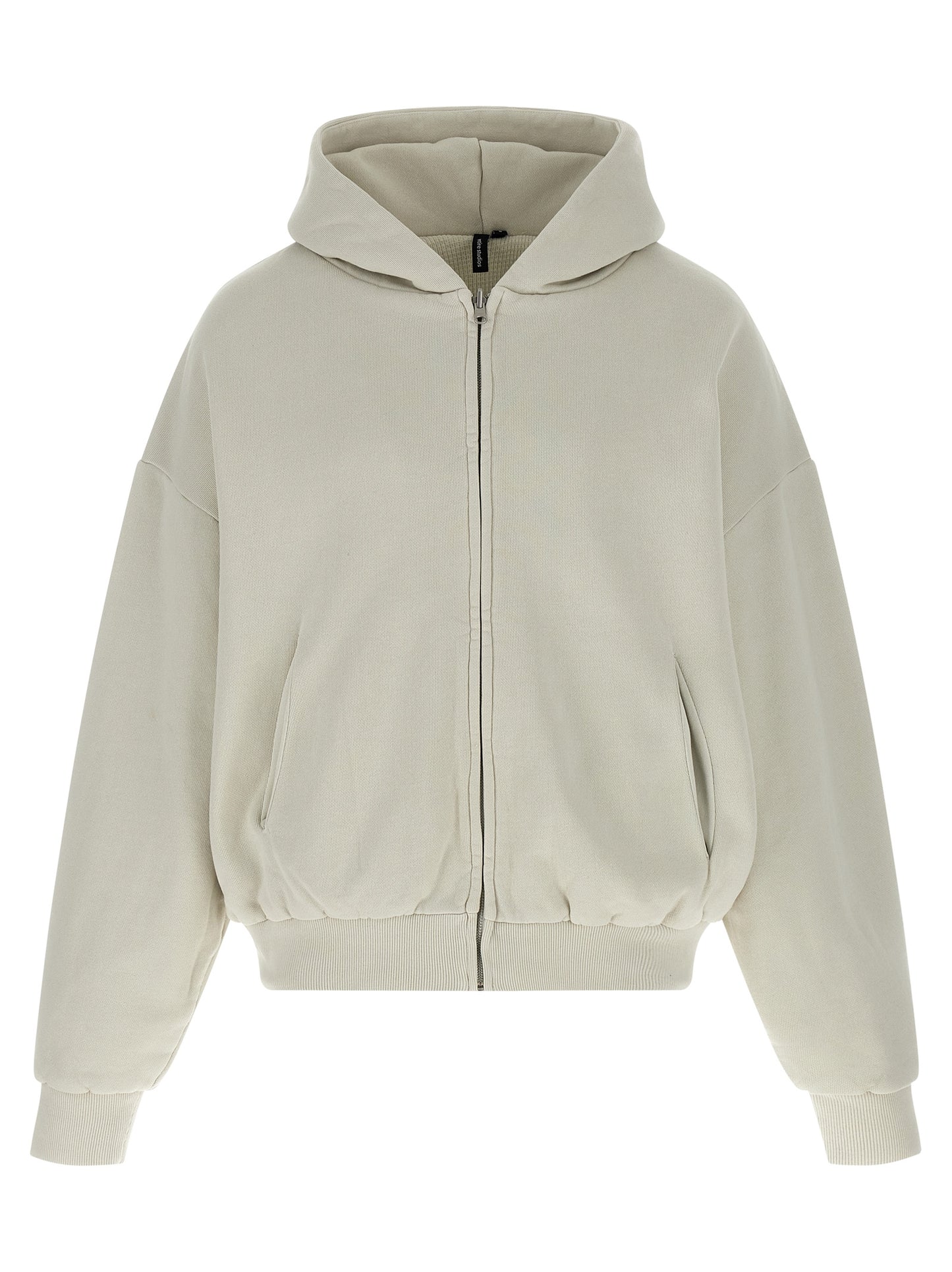 Sweatshirt Hoodie by Entire Studios for men in cotton white features a edgy silhouette, detailed with a edgy hooded neckline and for a refined finish.