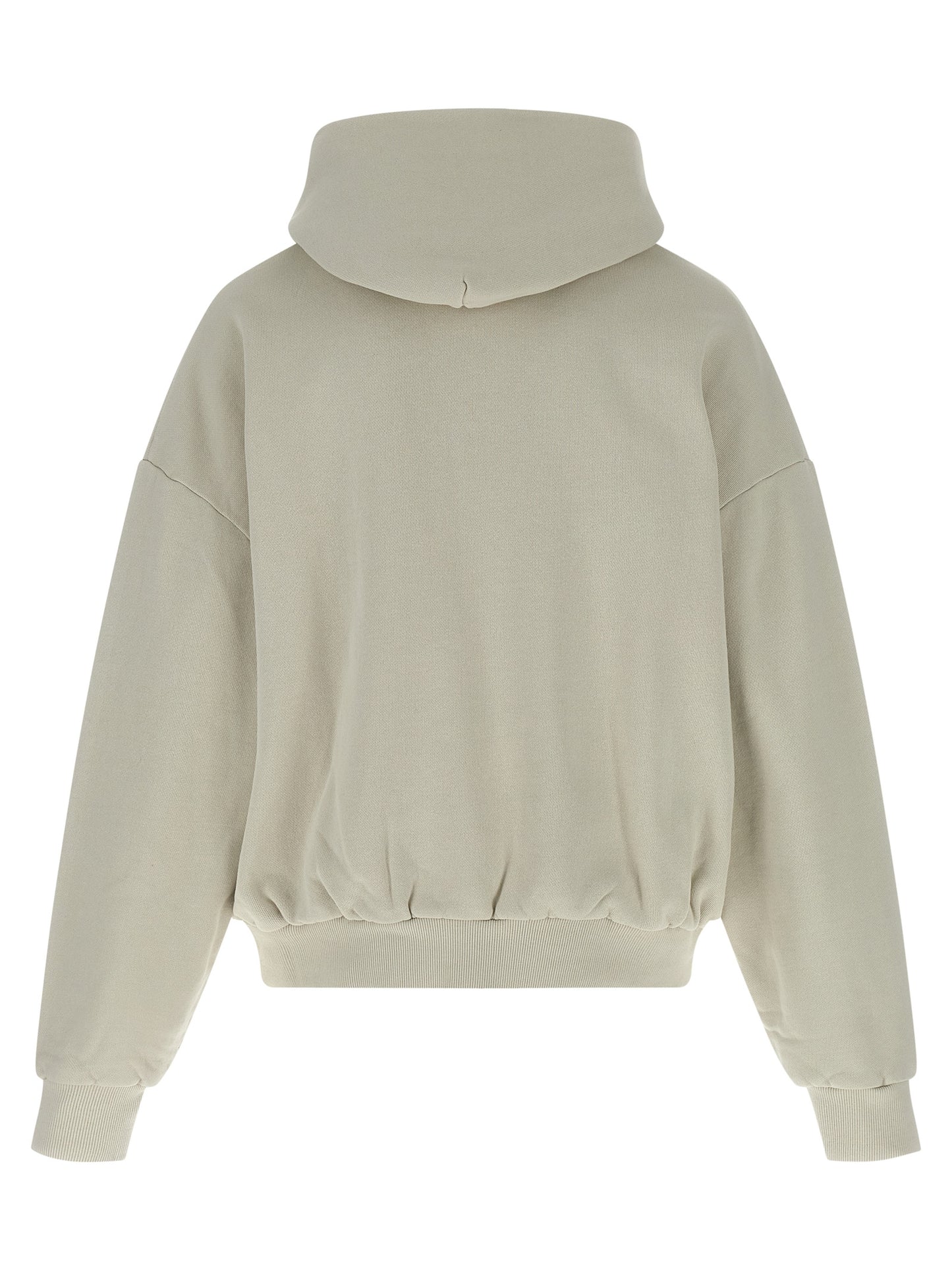 Sweatshirt Hoodie by Entire Studios for men in cotton white features a slouchy chic silhouette, detailed with a slouchy chic and a signature hooded neckline for an elevated aesthetic.