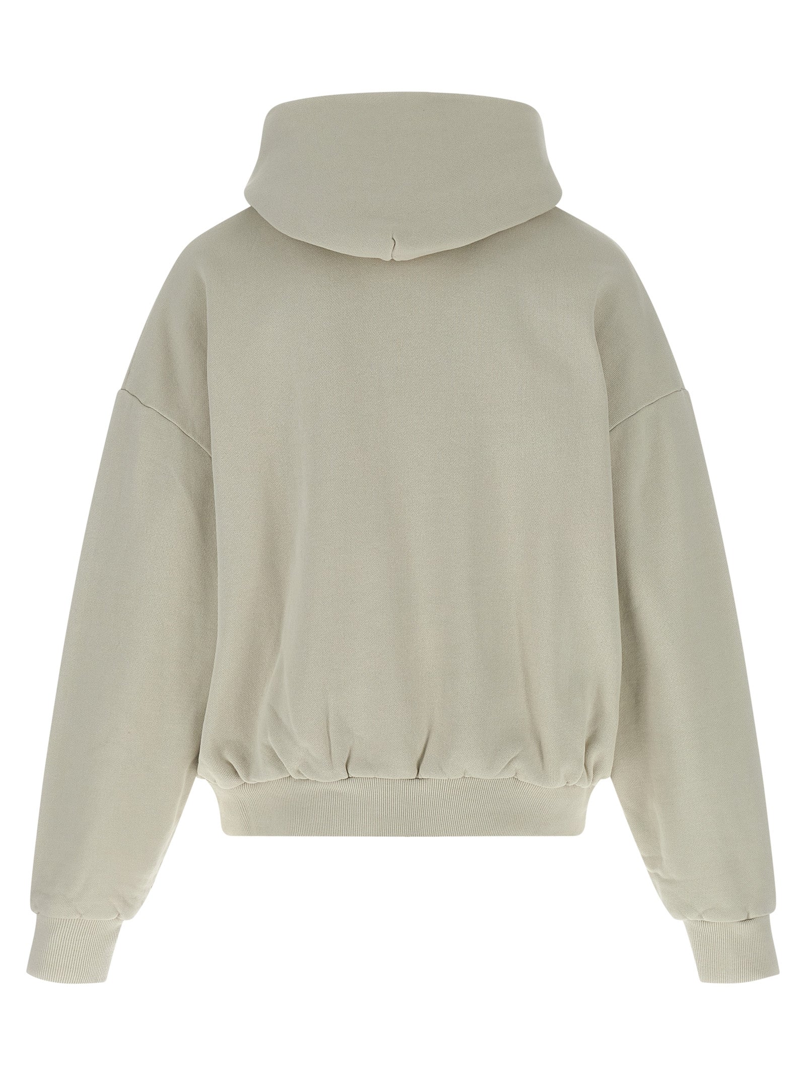 Sweatshirt Hoodie by Entire Studios for men in cotton white features a slouchy chic silhouette, detailed with a slouchy chic and a signature hooded neckline for an elevated aesthetic.