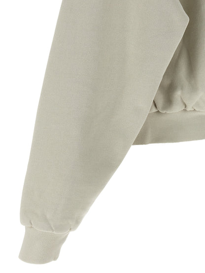 Sweatshirt Hoodie by Entire Studios for men in cotton white features an avant-garde silhouette, showcasing a sophisticated and detail for a truly avant-garde finish.