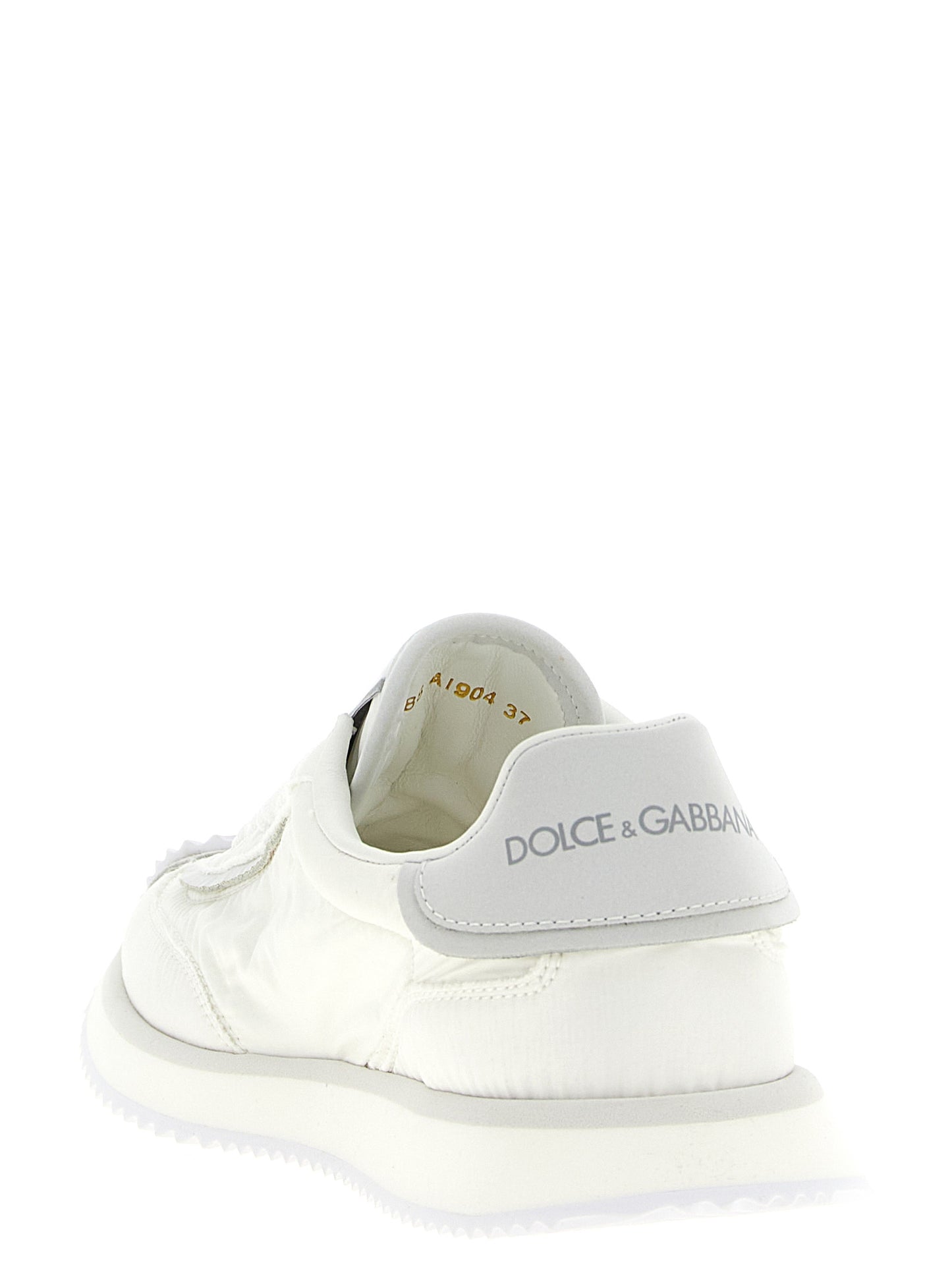 Athletic Sneakers Dolce & Gabbana women calf leather & poly nylon white featuring a avant-garde Women's Athletic Calf Leather & Poly Nylon Sneakers design with a avant-garde athletic style for a refined finish.