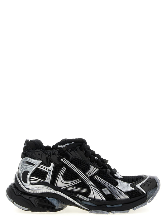 Athletic Sneakers by Balenciaga for men in polyester polyethylene & polyurethane gradient & black features an timeless silhouette from the Men's Athletic Polyester Polyethylene & Polyurethane Sneakers collection, showcasing a timeless athletic style for a timeless look.