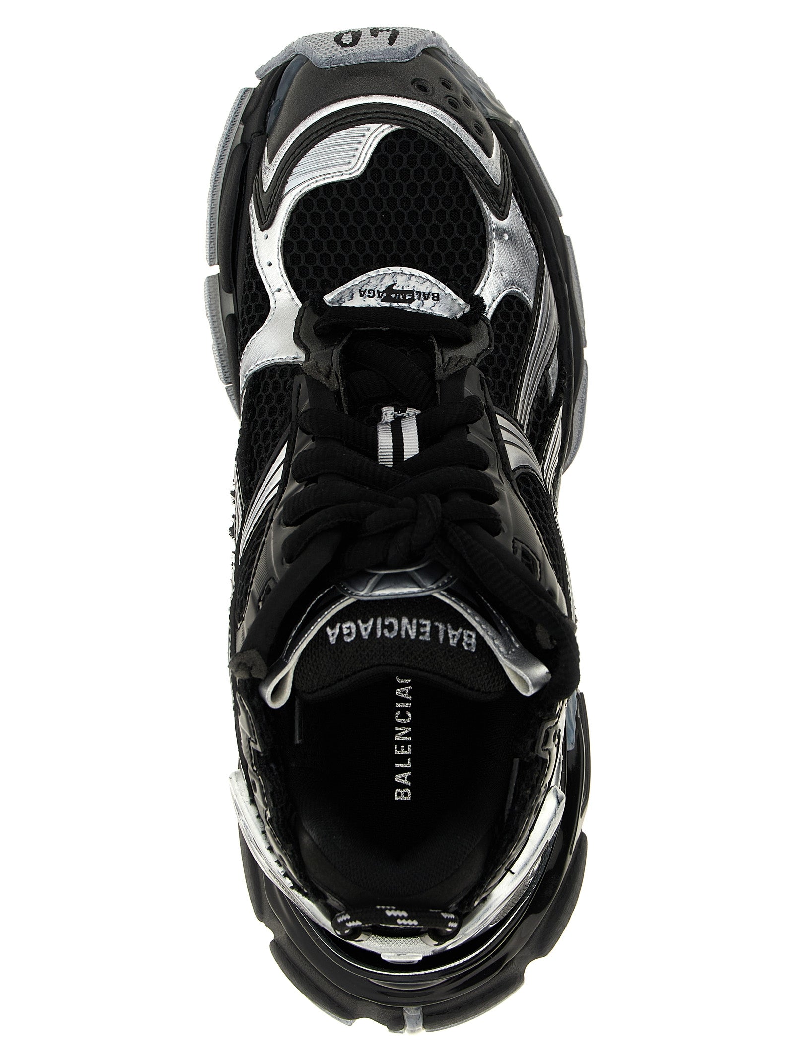 Athletic Sneakers by Balenciaga for men in polyester polyethylene & polyurethane gradient & black features an exquisite silhouette, showcasing the premium athletic style of the Men's Athletic Polyester Polyethylene & Polyurethane Sneakers with an exquisite finish.