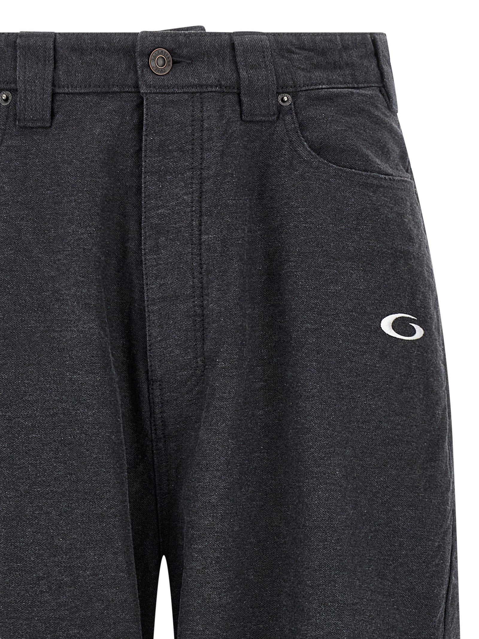 Joggers by Balenciaga for men in denim cotton gray features a refined silhouette with a refined , defined by a and a refined long for a refined finish.