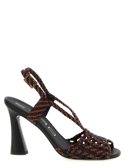 Stiletto Sandals by Etro for women in polyethylene polyurethane leather brown features an effortlessly chic silhouette from the Women's Polyethylene Polyurethane Leather Stiletto Sandals collection, showcasing a effortlessly chic stiletto and elegant .
