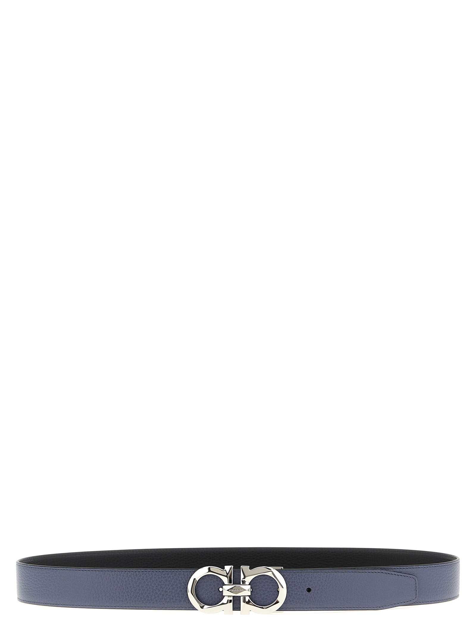 Belt by Ferragamo for men in bos taurus calfskin leather multicolor presents a artisanal silhouette from the Gancini Bos Taurus Calfskin Leather Belt collection, showcasing an artisanal design and refined craftsmanship for a artisanal look.