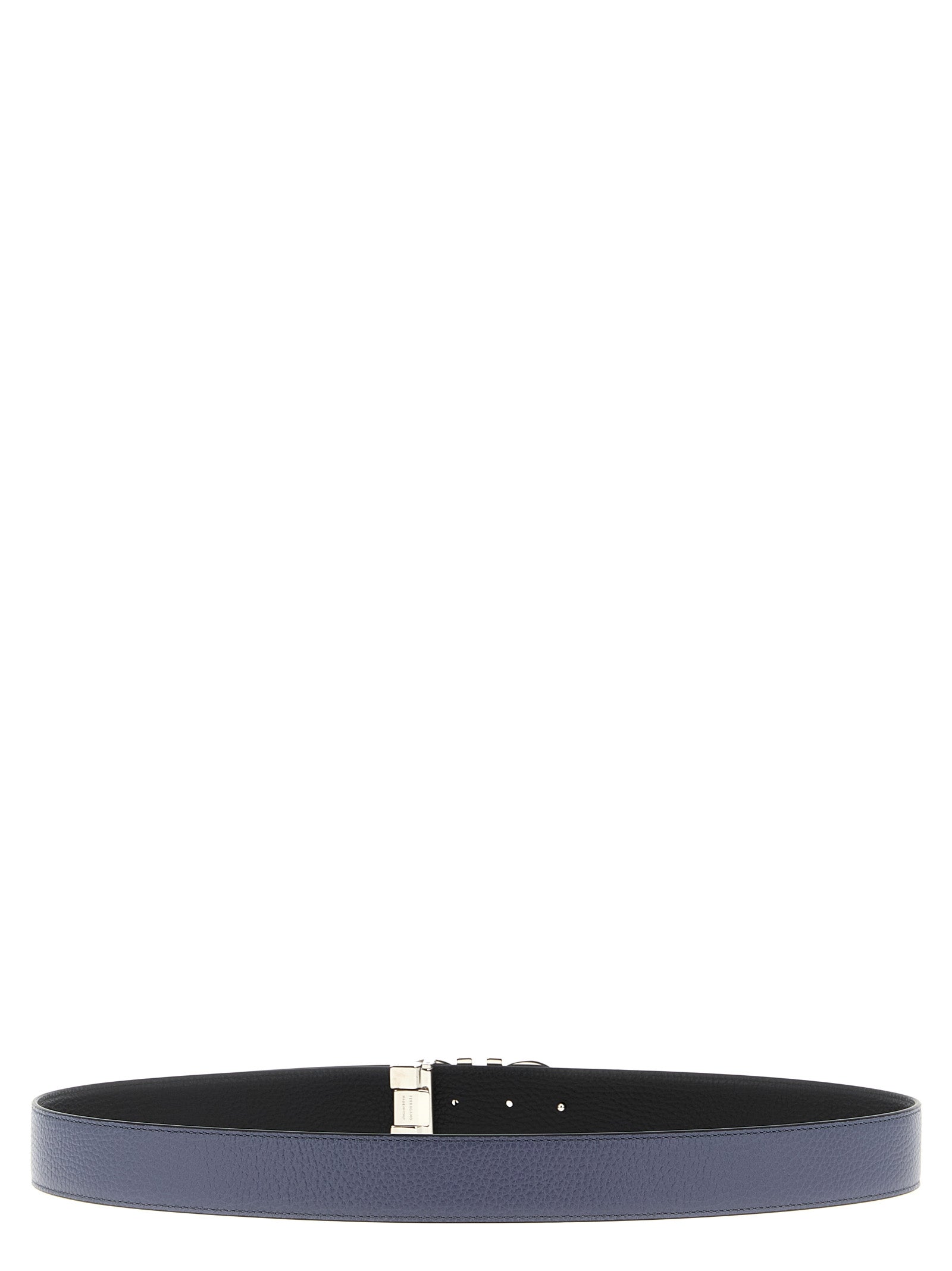 Belt by Ferragamo for men in bos taurus calfskin leather multicolor features a artisanal-chic design, artfully capturing the essence of the Gancini Bos Taurus Calfskin Leather Belt with a artisanal-chic finish.