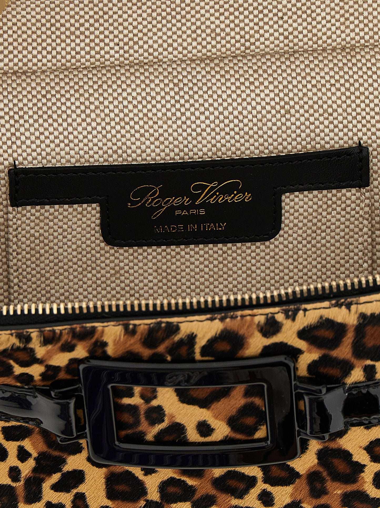 Mini Vanity Handbag by Roger Vivier for women in acetate multicolor features a refined silhouette, showcasing a secure zipper & buckle, organized , and versatile shoulder-strap, adjustable-strap & handle for a refined finish.