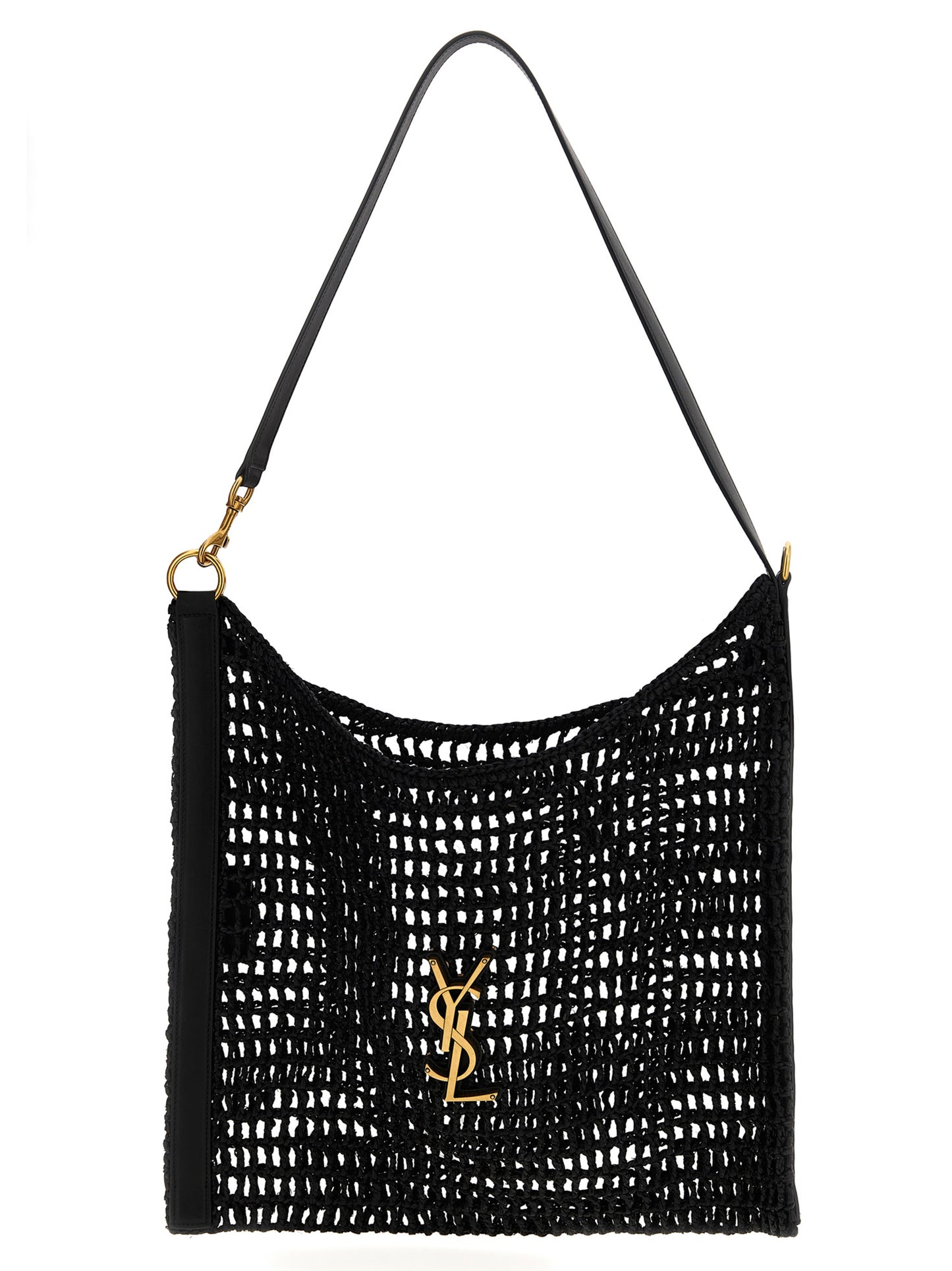Shoulder Bag by Saint Laurent for women in polyurethane leather & rubber black features a effortless chic silhouette with a secure , ample , and versatile shoulder-strap & adjustable-strap for a effortless chic finish.