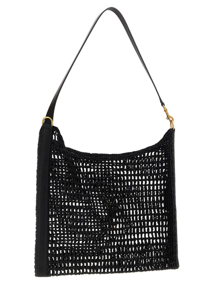 Shoulder Bag by Saint Laurent for women in polyurethane leather & rubber black features a effortless sophistication silhouette, secured by a with ample and versatile shoulder-strap & adjustable-strap for a effortless sophistication finish.