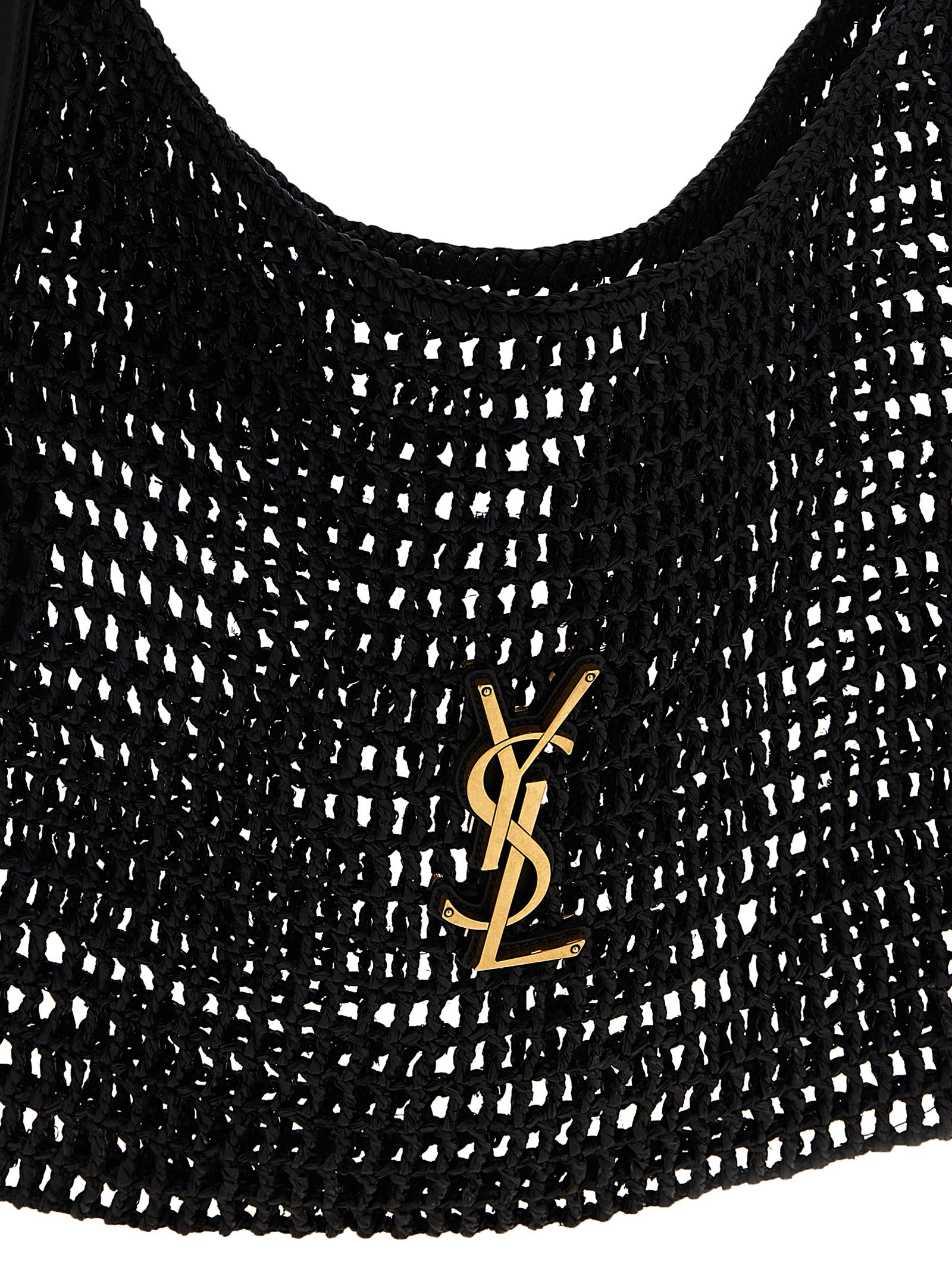 Shoulder Bag by Saint Laurent for women in polyurethane leather & rubber black presents a statuesque silhouette, showcasing a secure and statuesque with versatile shoulder-strap & adjustable-strap for a sophisticated look.
