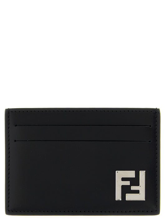 Cardholder Card Case by Fendi for men in calfskin leather black features a polished Calfskin Leather Cardholder Card Case design with polished card-organization.