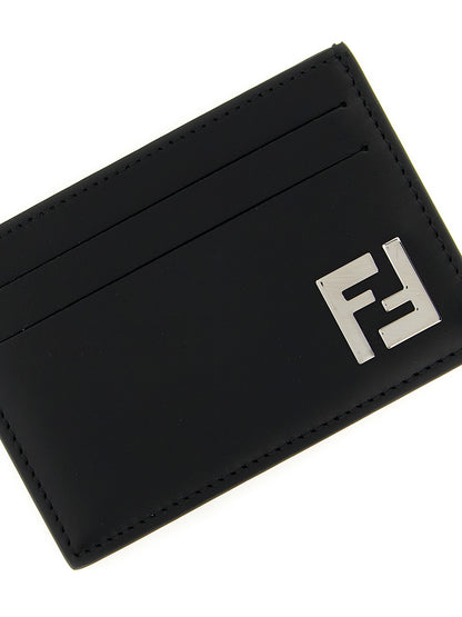 Cardholder Card Case by Fendi for men in calfskin leather black features an meticulous design, elegantly showcasing the refined Calfskin Leather Cardholder Card Case aesthetic while integrating sophisticated card-organization.