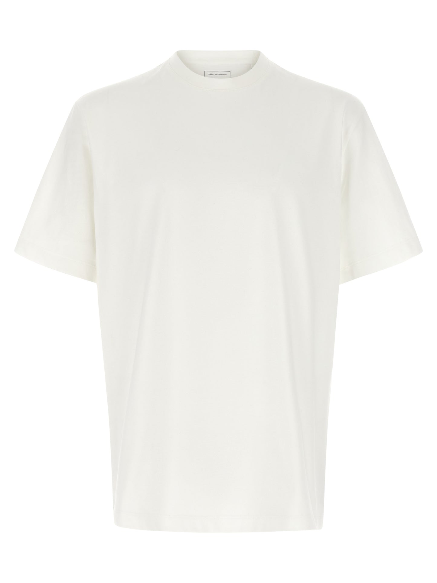 T-Shirt by Y-3 for men in cotton bicolour, black, white & print showcases a chic silhouette, artfully detailed with a chic crew neckline and for a chic finish.