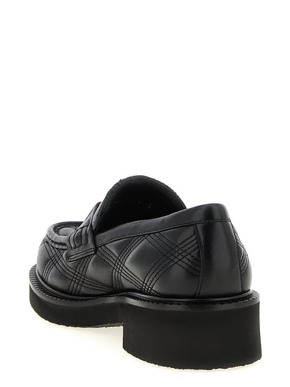 Flat Loafer Slip-On Shoes by Valentino Garavani for women in lamb leather black & signature showcases a timeless silhouette from the V Logo Women's Lamb Leather Flat Loafer Slip-On Shoes collection, featuring a timeless flat and for a timeless finish.