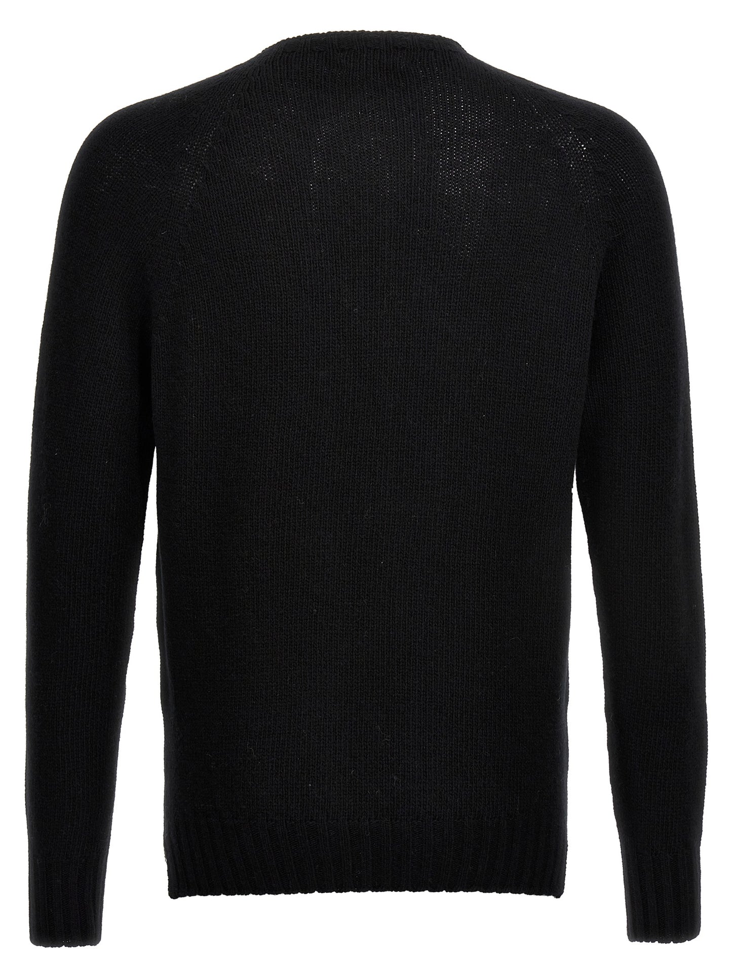 Cardigan by MA'RY'YA for men in cashmere modacrylic & virgin wool black showcases a luxurious silhouette, meticulously detailed with a sophisticated and for a refined finish.
