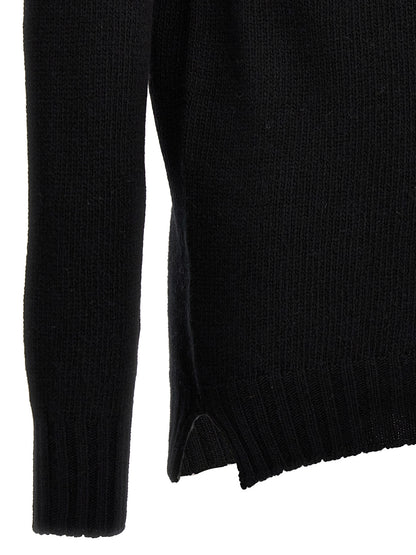 Cardigan by MA'RY'YA for men in cashmere modacrylic & virgin wool black features a nuanced silhouette with a refined and nuanced detailing for a sophisticated look.