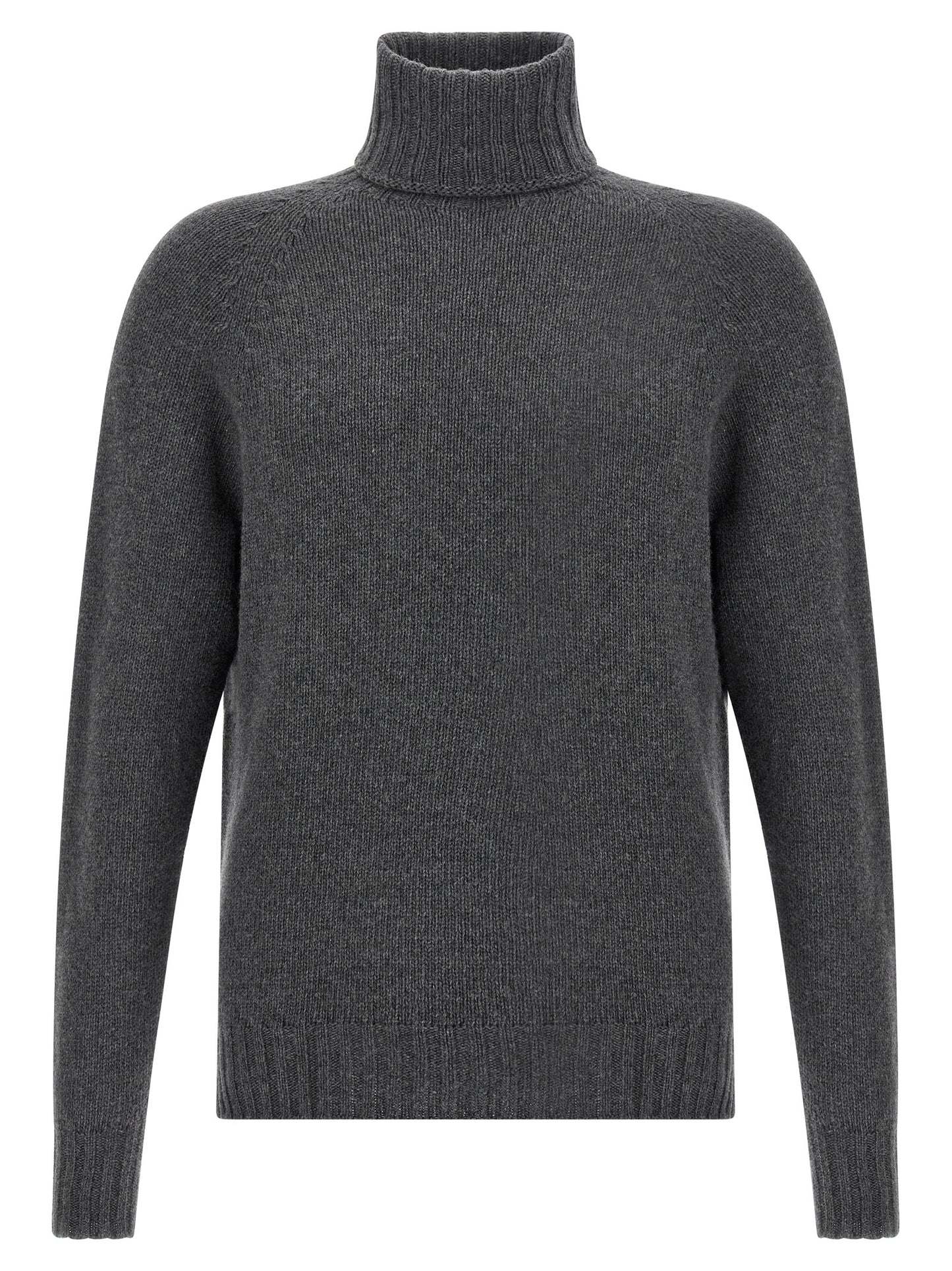 MA'RY'YA Men's Cashmere Modacrylic & VIrgin Wool Cardigan - Gray