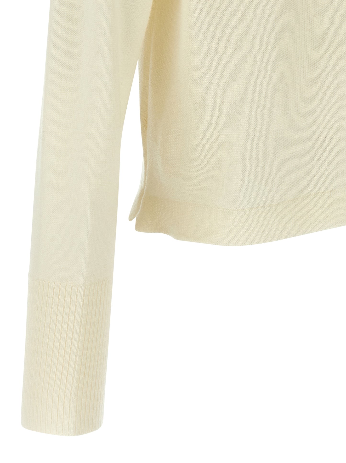 Cardigan by MA'RY'YA for men in modacrylic virgin wool white showcases a captivating silhouette, artfully detailed with a captivating and for a truly sophisticated captivating look.