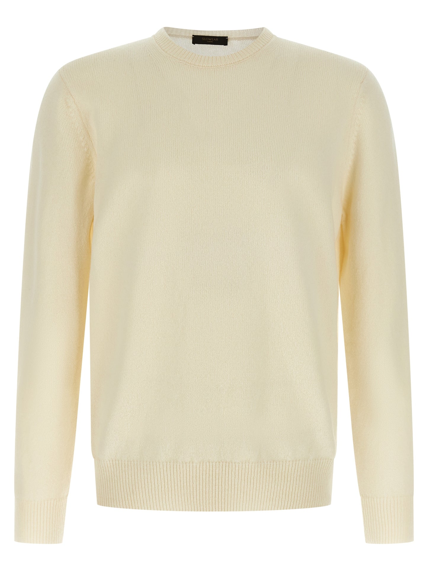 Cardigan by ZANONE for men in virgin wool white showcases a captivating silhouette, artfully detailed with a captivating and crew neckline for a truly sophisticated captivating look.
