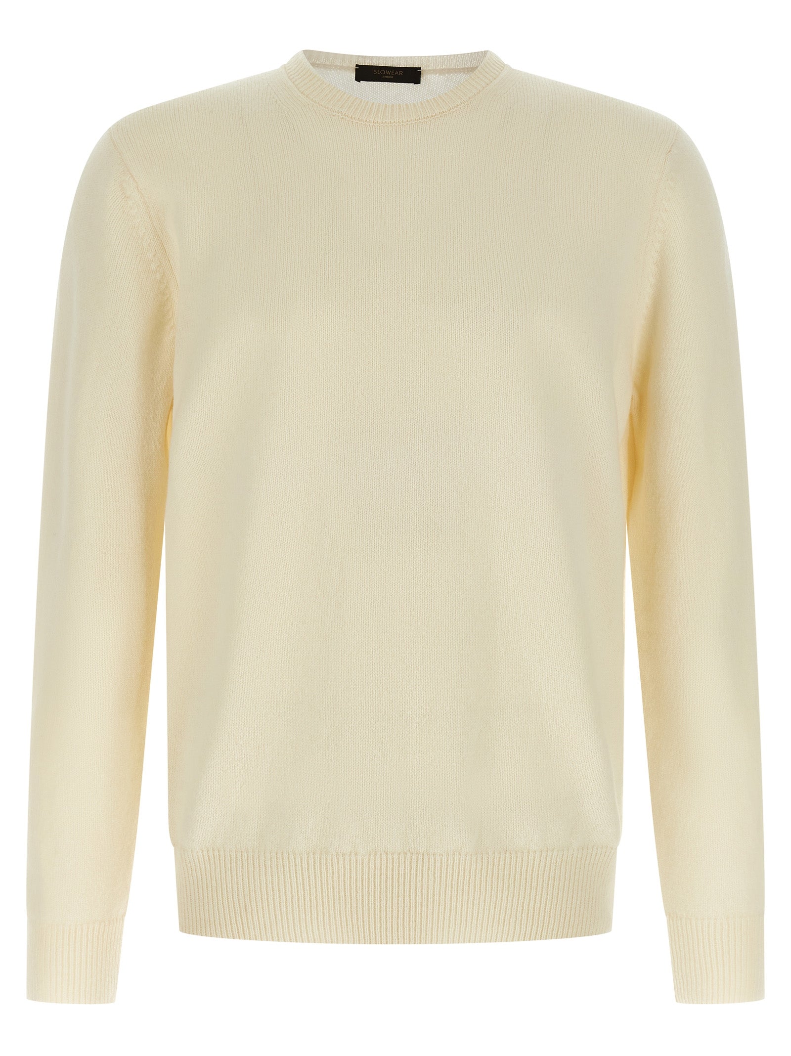 Cardigan by ZANONE for men in virgin wool white showcases a captivating silhouette, artfully detailed with a captivating and crew neckline for a truly sophisticated captivating look.