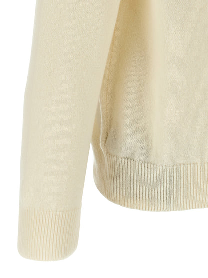 Cardigan by ZANONE for men in virgin wool white features a nuanced silhouette with a refined and nuanced detailing for a sophisticated look.