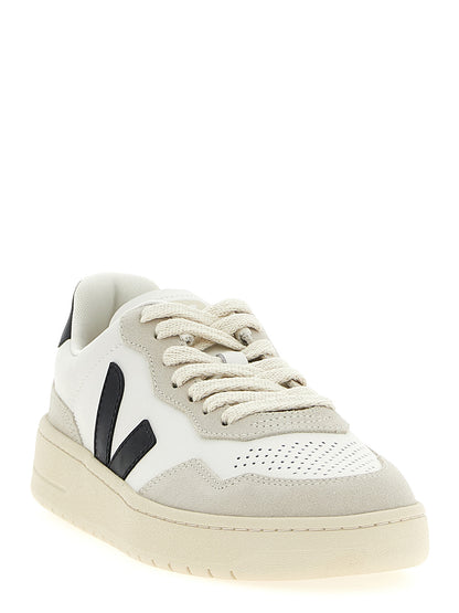 Athletic Sneakers Veja men suede leather & rubber bicolour, black & white featuring a avant-garde Talk Men's Athletic Suede Leather & Rubber Sneakers design with a avant-garde athletic style for a refined finish.