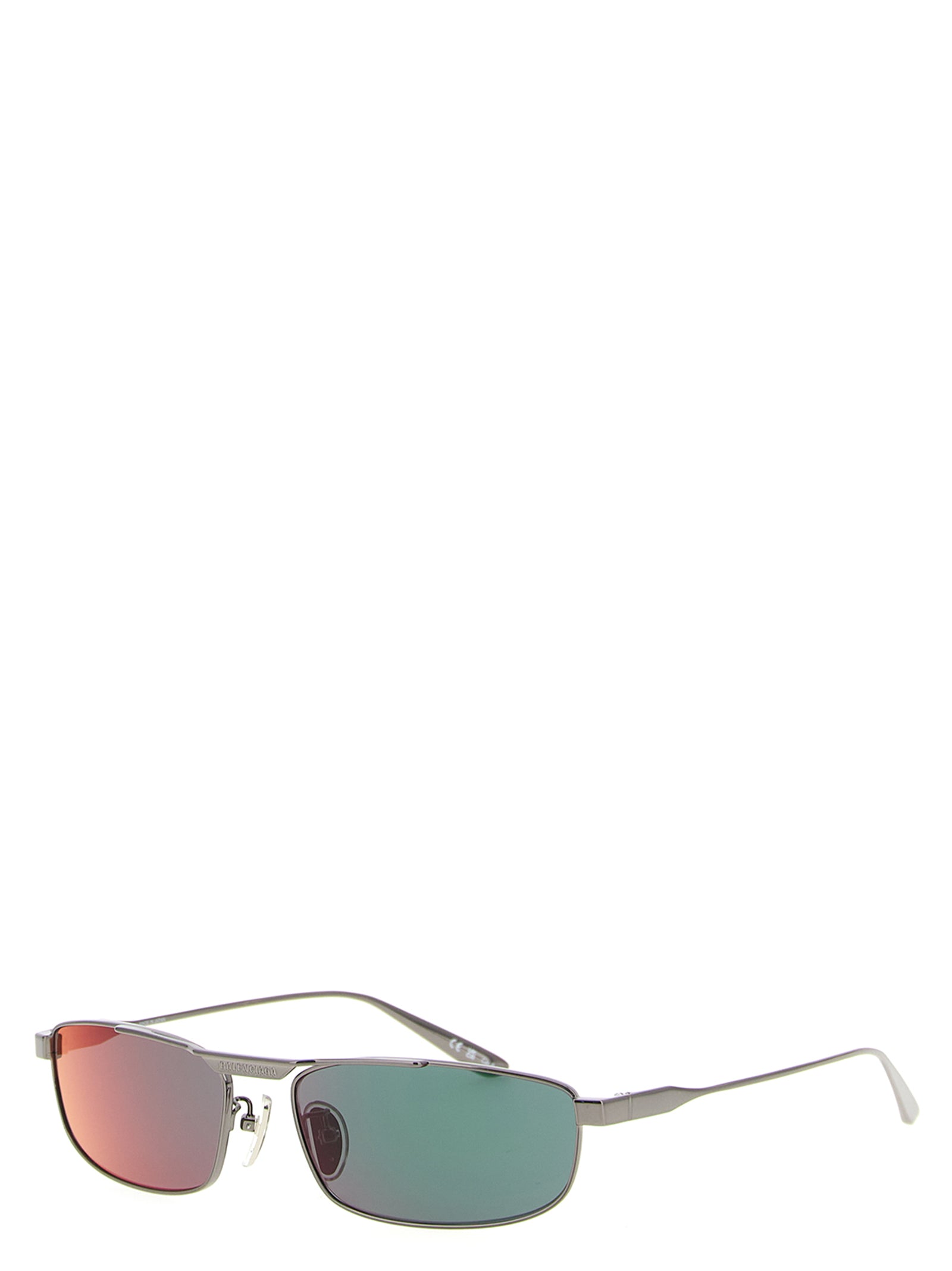 Sunglasses by Balenciaga for women in cotton multicolor features an effortlessly chic rectangle frame design with multicolor coloured frame detailing and for a effortlessly chic aesthetic.