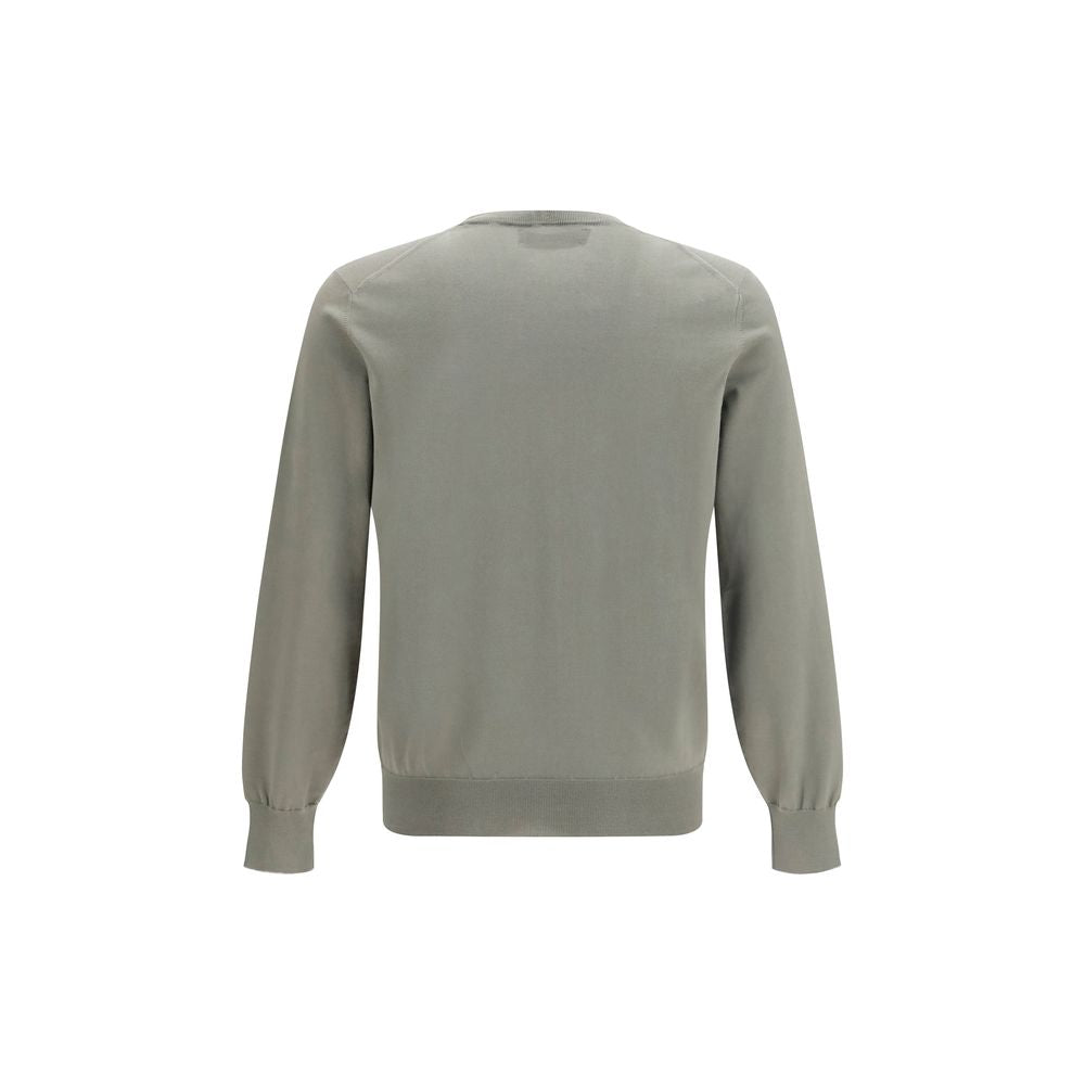Sweatshirt by Brunello Cucinelli for men in cotton bicolour & natural showcases a slouchy chic silhouette, artfully detailed with a slouchy chic round neckline and for a slouchy chic finish.