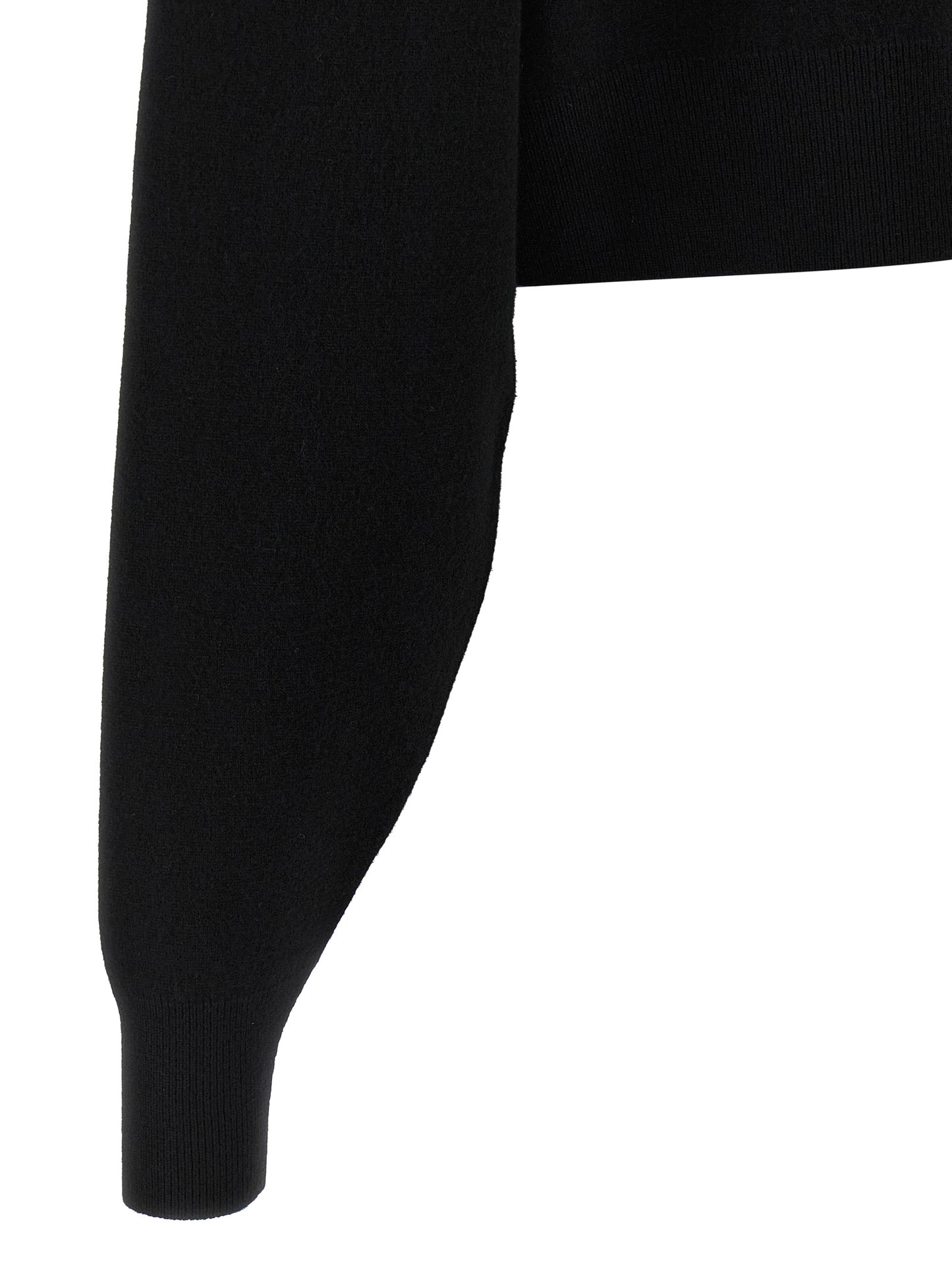 Cardigan by Tom Ford for women in polyamide & virgin cashmere wool black features a nuanced silhouette with a refined and nuanced detailing for a sophisticated look.