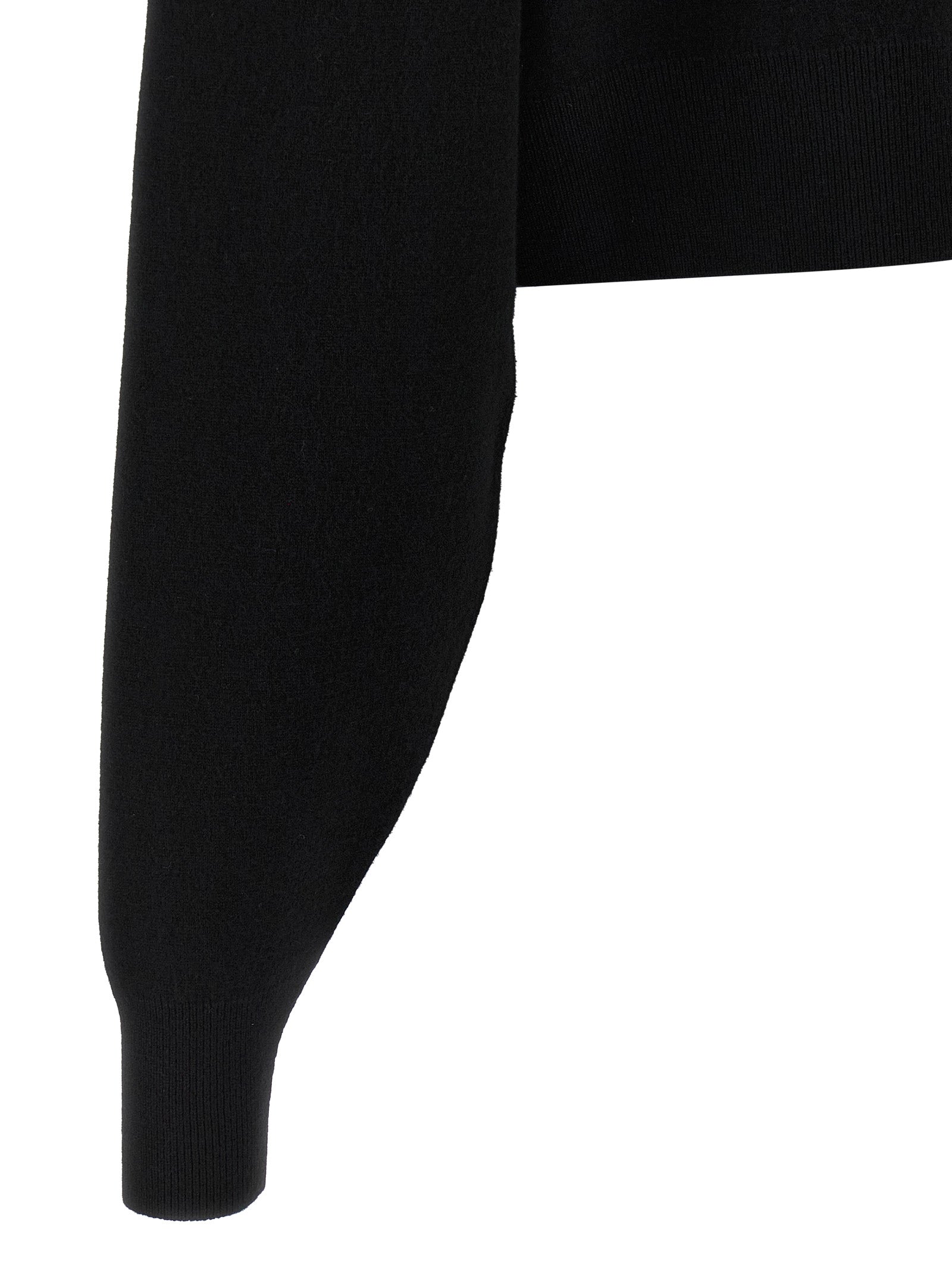 Cardigan by Tom Ford for women in polyamide & virgin cashmere wool black features a nuanced silhouette with a refined and nuanced detailing for a sophisticated look.