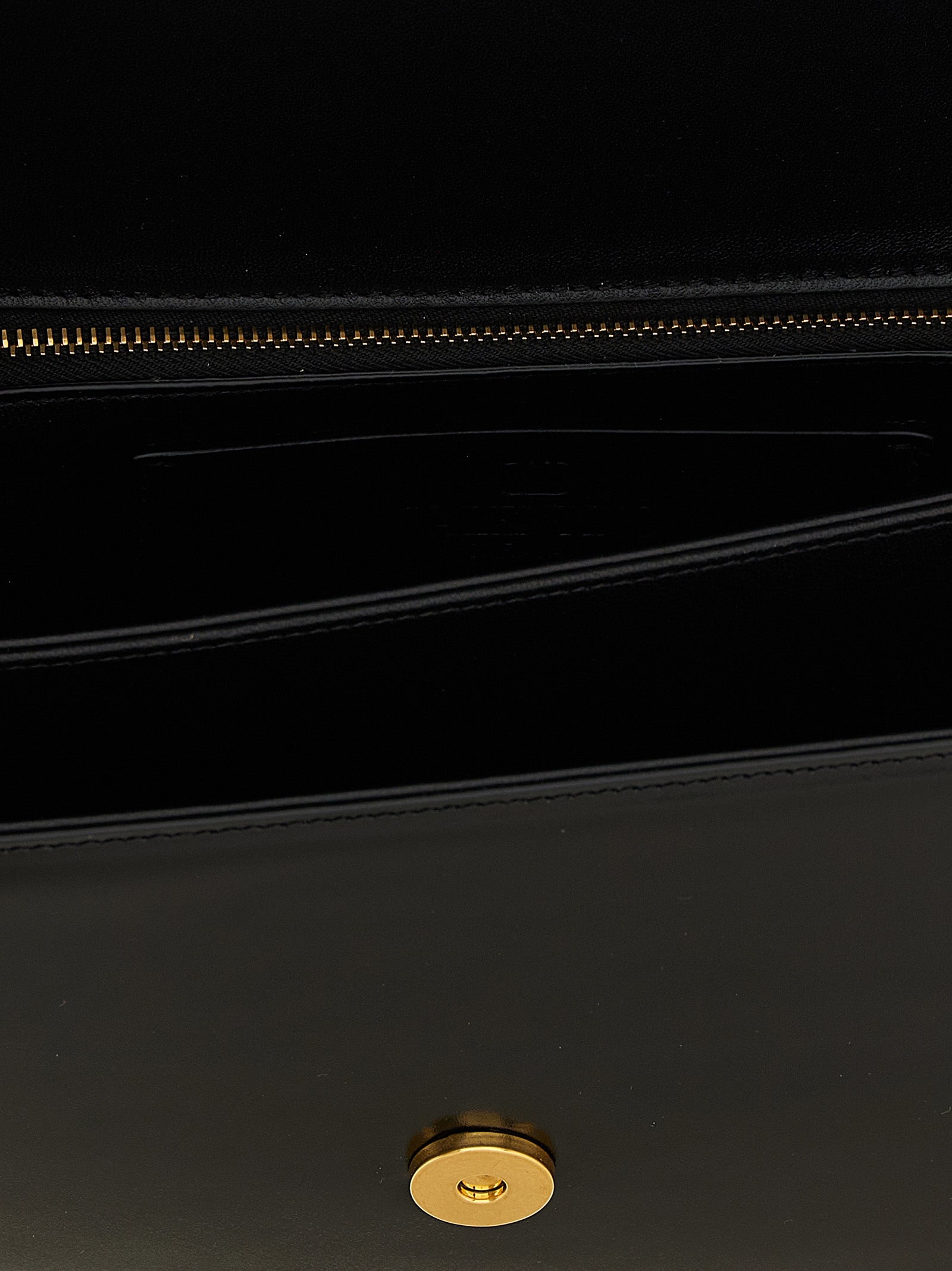 Shoulder Flap Bag by Valentino Garavani for women in calfskin nappa leather black & signature presents a versatile silhouette, showcasing a secure flap & magnetic and versatile with versatile shoulder-strap & handle for a sophisticated look.