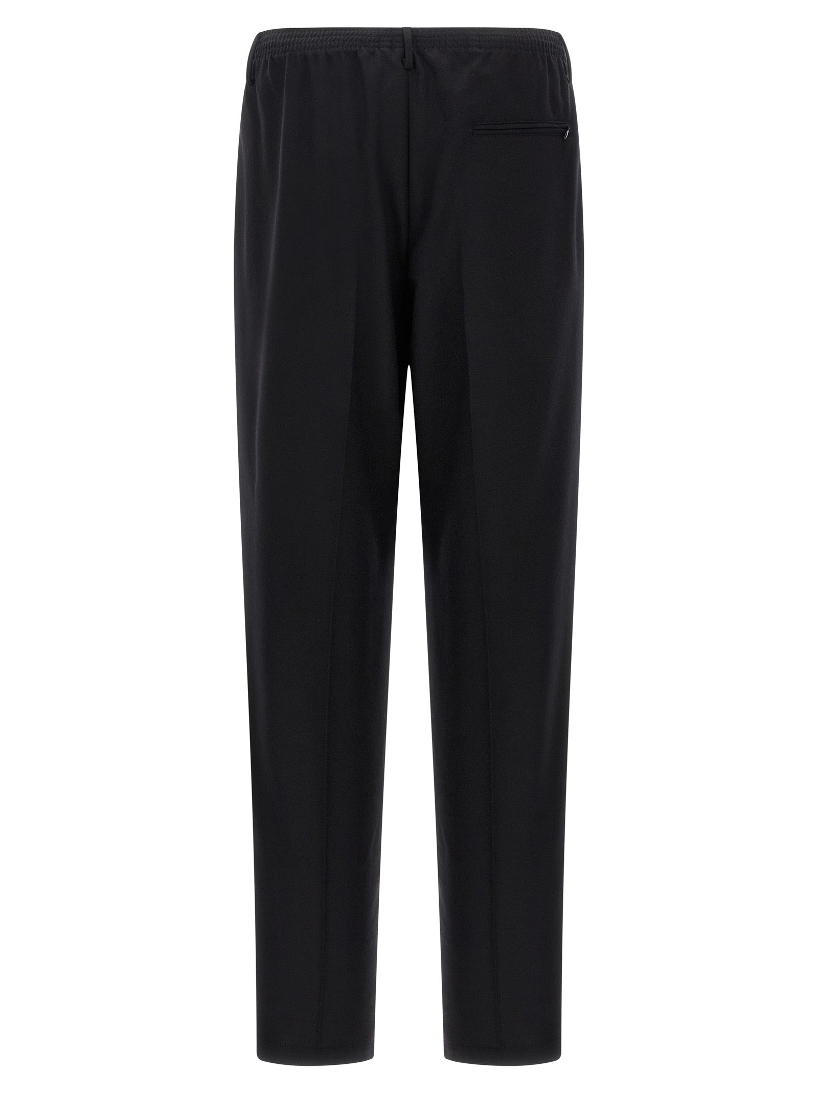 Trousers by CELLAR DOOR for men in wool black features an sartorial silhouette, showcasing a precise straight-leg and long with a sartorial for a refined look.