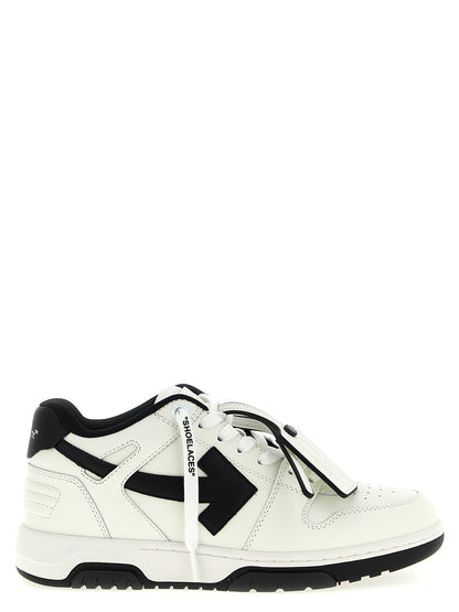 Sneakers by Off-White for men in polyester rubber leather bicolour, black, white & signature features an versatile design from the Men's Fashion Polyester Rubber Leather Sneakers collection, highlighting a versatile fashion style for a premium, high-fashion look.