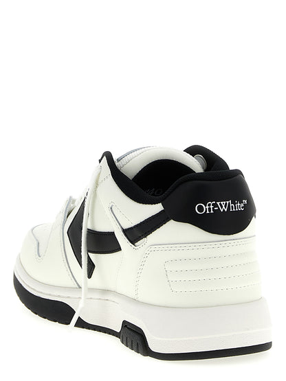 Sneakers by Off-White for men in polyester rubber leather bicolour, black, white & signature presents a on trend silhouette from the Men's Fashion Polyester Rubber Leather Sneakers collection, showcasing a on trend fashion style for an elevated aesthetic.