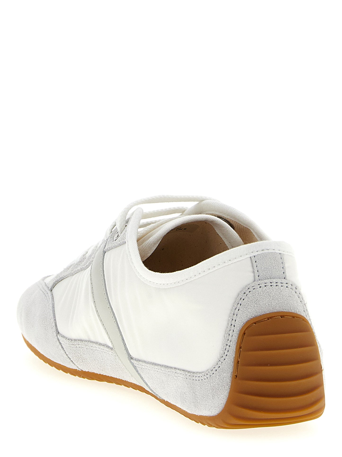 Sneakers by Givenchy for men in nylon polyamide suede leather white features an versatile design from the Men's Low Top Nylon Polyamide Suede Leather Sneakers collection, highlighting a versatile low-top style for a premium, high-fashion look.