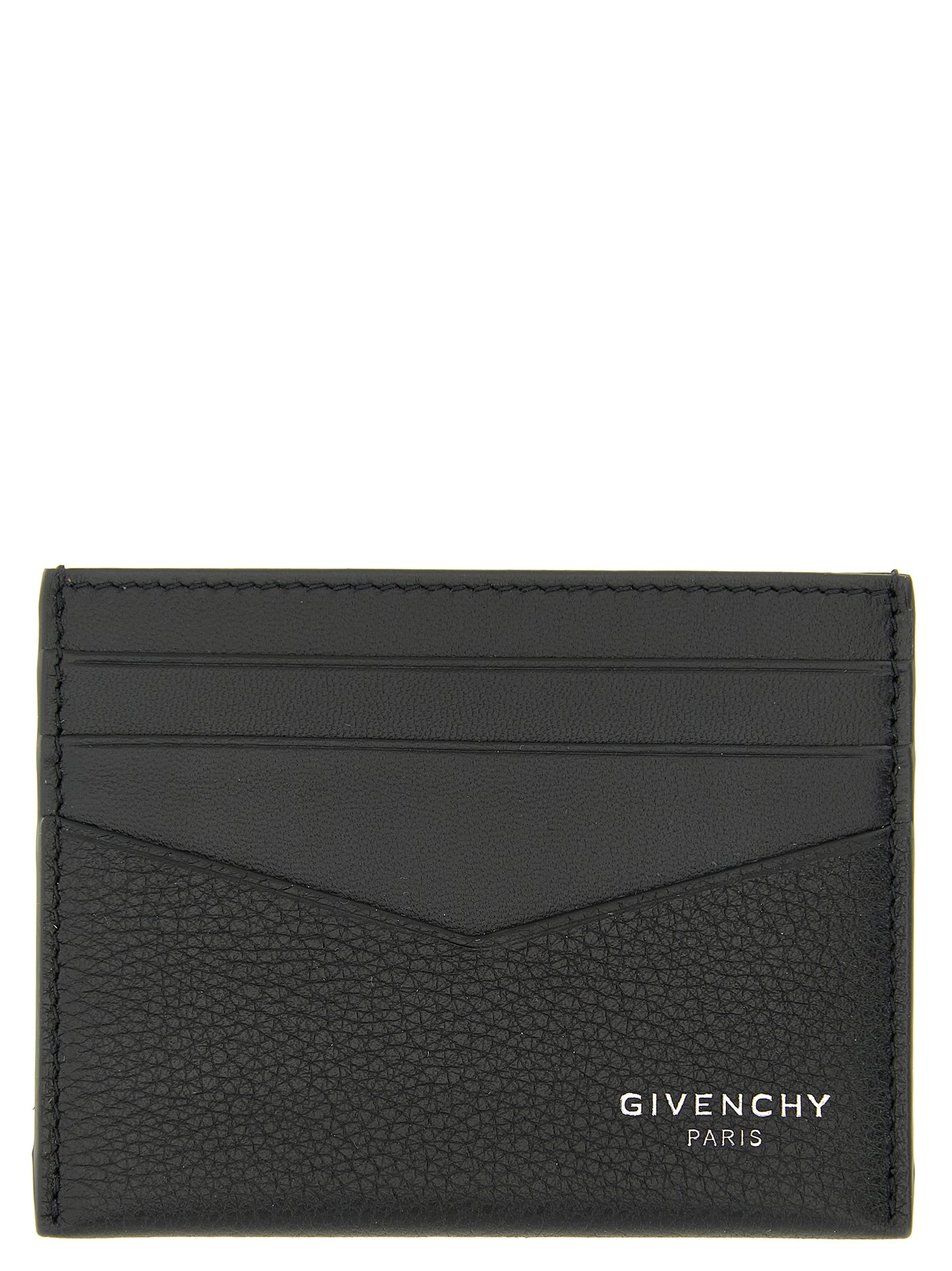 Cardholder Card Case by Givenchy for men in calfskin leather black & print features a refined silhouette, showcasing the elegant lines of the Calfskin Leather Cardholder Card Case alongside premium card-organization for a refined finish.