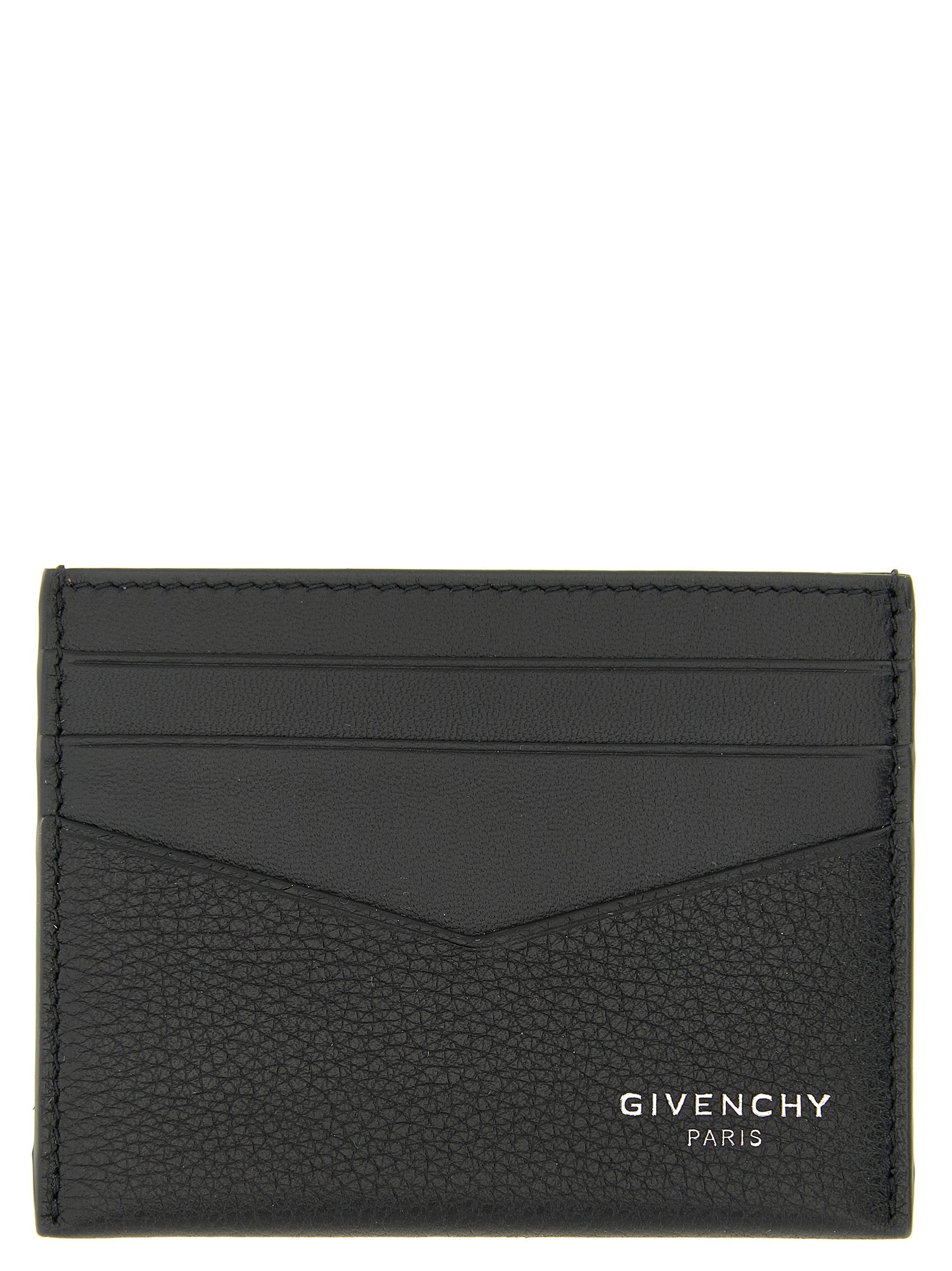 Cardholder Card Case by Givenchy for men in calfskin leather black & print features a refined silhouette, showcasing the elegant lines of the Calfskin Leather Cardholder Card Case alongside premium card-organization for a refined finish.