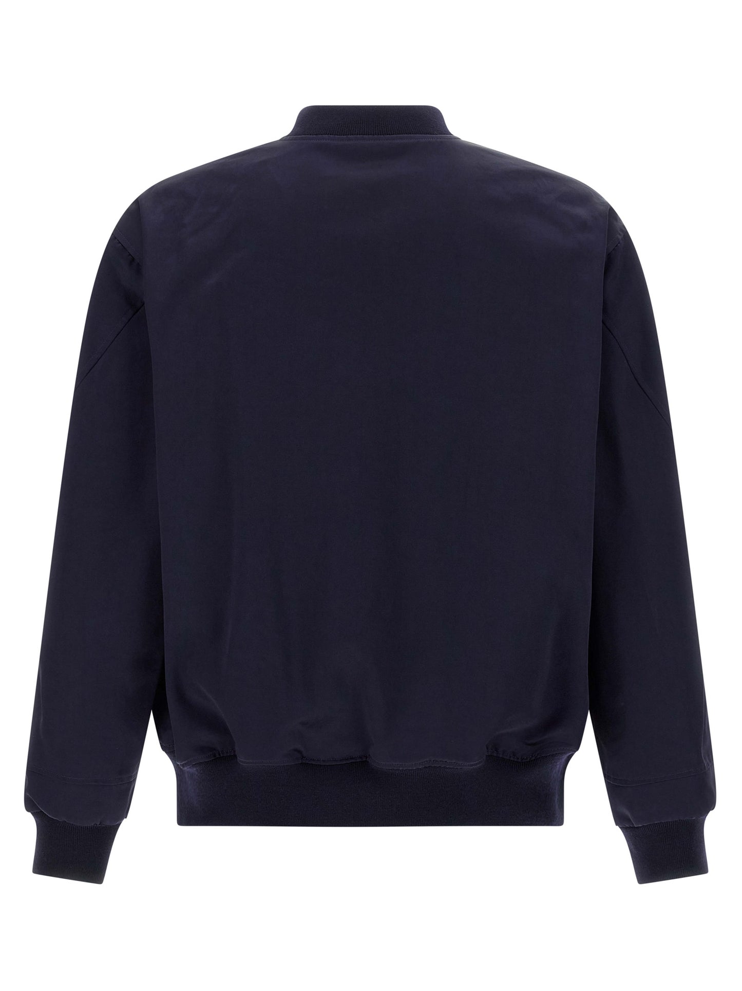Bomber Jacket by Givenchy for men in acetate & cotton satin blue features a city-ready silhouette, detailed with and a city-ready .