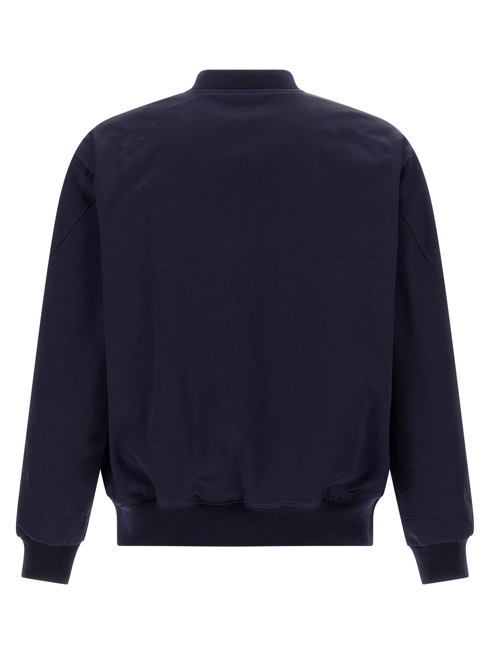 Bomber Jacket by Givenchy for men in acetate & cotton satin blue features a city-ready silhouette, detailed with and a city-ready .
